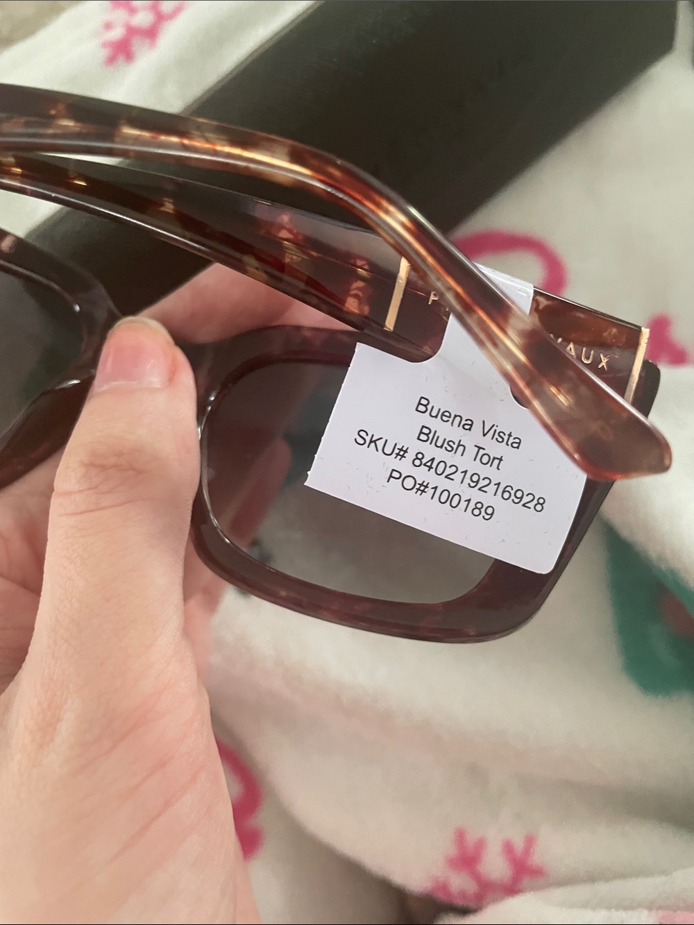 New prive Revaux Buena Vista Sunglasses - Blush Tort - Picture 3 of 7